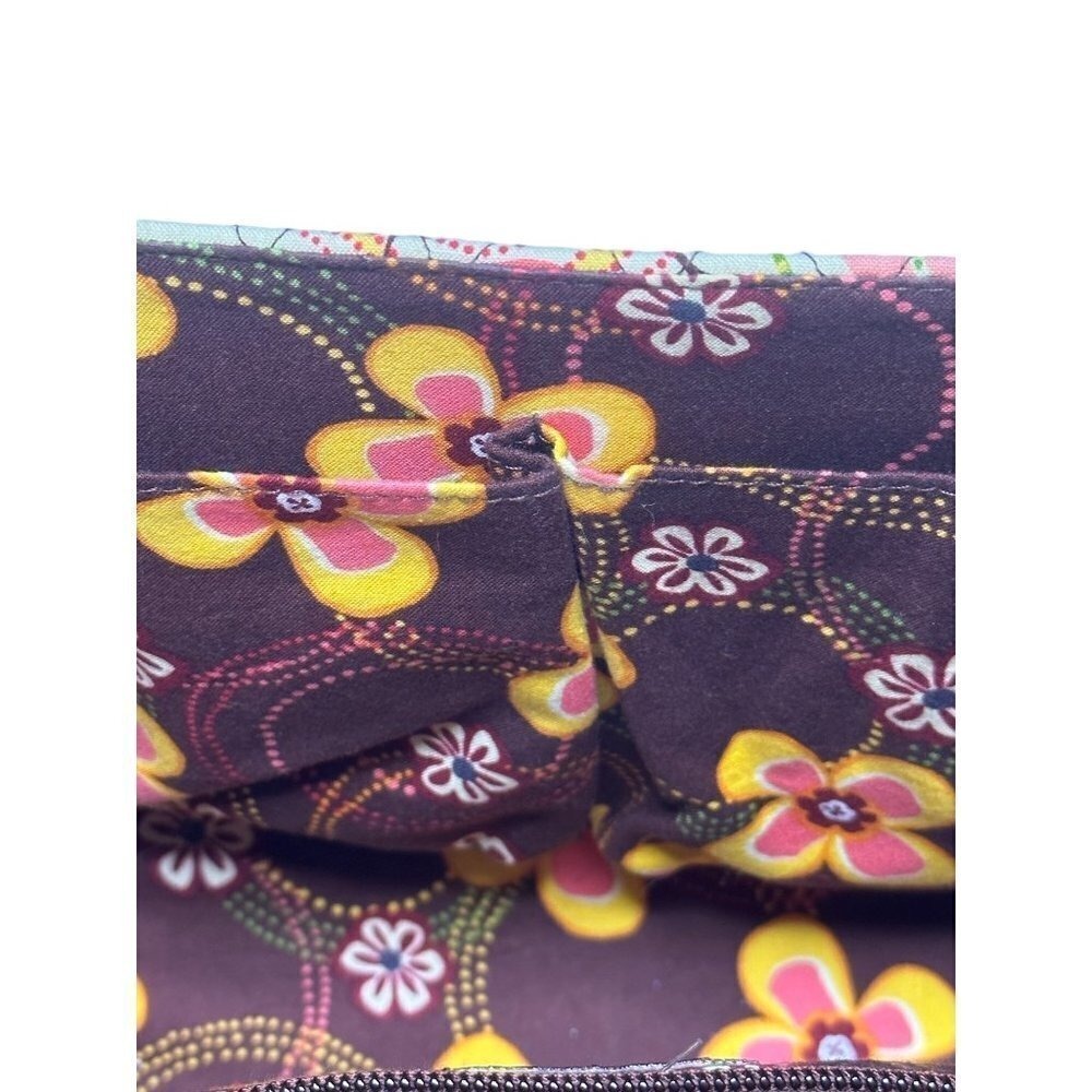 Vera Bradley Sun Valley Quilted Cotton Turn Lock Crossbody Bag Floral Print - Picture 6 of 10